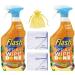 Flash Sparkling Home Wipe&Done Multi-Surface Cleaner Spray 800ml Pomelo Paradise Scent in Limited Edition Pack of 2 + Gift for You: 2x Cleaning Cloth + Organza Small Bag