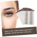 WOONEKY 6pcs Eyebrow Stickers Waterproof Makeup 3d Eyebrows Stickers Eyebrow Tools 6 Transfer Paper 5.50X1.00X0.10CM Brown - Buy Online on GoSupps.com