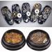 1 Box Metal Gear Stud Sheet Mixed Steampunk Nail Art Decoration Diy Design Tools - Buy Online on GoSupps.com