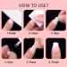 1000PCS Clear White Short Acrylic Nail Tips with Box | False Nail Tip Extension Kit for Manicure | Salon Home DIY Design | Finger Toe Separators | 1004 Pieces - Buy Online on GoSupps.com