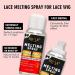 Lace Melting Spray Glue-Less Hair Adhesive for Wigs Lace Bond Adhesive Spray Wig Melting Spray for Closure Front Extensions Melting Spray for Lace Wigs Natural Finishing Hold Protect Edge Kit melting spray-13pcs - Buy Online on GoSupps.com