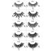 Buy 10 Pairs 3D Mink False Eyelashes - Natural Dramatic & Reusable Wispy Lashes | International Shipping - Buy Online on GoSupps.com