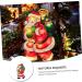 GANAZONO Santa Claus Figurine 1Pc Christmas Santa Claus Suction Cup Lamp Showcase LED Light Festival Supply Santa Claus Lamp - Buy Online on GoSupps.com