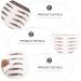 Beavorty 42 pcs eyebrow stickers make up kit Makeup Brow Sticker Artificial Eyebrow Tattoos 6d hair applique - Buy Online on GoSupps.com
