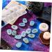 VILLCASE 9 Pcs Rune Pendant Mold Silicone Molds Handmade Mold for Craft Resin Rune Mold Cake Mold Manual - Buy Online on GoSupps.com