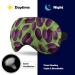 Fresh Ripe Eggplant Sleep Mask - Adjustable Strap, Blocks Light for Night Travel - Men Women - Buy Online on GoSupps.com