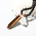 Spiritual Lava Stone & Obsidian Beaded Necklace with Tiger's Eye Tree of Life Pendant - Reiki Relaxation Gifts for Women - Buy Online on GoSupps.com