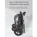 Portable Folding Wheelchair Manual Ultralight Transport Wheelchair Aluminum Folding Wheelchairs with Hand Brake Travel Wheelchair for The Elderly and Children - Buy Online on GoSupps.com