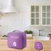 Buy Aheagou 2-Piece Large Capacity Waterproof Medicine Storage Bag - Portable & Perfect for Home/Office - Purple - Buy Online on GoSupps.com