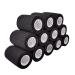 Self Adhesive Bandage Wrap 3"x5 Yards First Aid Stretch Sport Athletic Wrap Vet Tapes for Wrist Ankle Sprain and Swelling Black(12 Rolls)