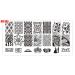 Frcolor 4pcs Nail Art Stamping Plates Set - Manicure Templates & Printing Stencils for Perfect Nail Designs | International Shipping Available - Buy Online on GoSupps.com