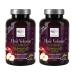 New Nordic Hair Volume Gummies - Biotin Supplement for Hair Growth - Contains Horsetail Millet & Zinc - Supports Healthy Hair Growth & Strength - 60 Vegan Gummies (Pack of 2) 1