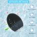 Silicone Ultrasonic Vibrating Facial Cleansing Brush & Face Massager - Rechargeable & Waterproof Electric Exfoliator for Anti-Aging (Gray) - Buy Online on GoSupps.com