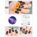 KADS Nail Art Stamping Plates Set Image Template Stencils Meteor Pattern with Stamping Plates Holder Case Organizer (SK004) - Buy Online on GoSupps.com
