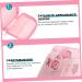 Stylish 2-Piece Healeved Container Napkin & Cosmetic Bag - Pink Travel Organizer for Handbags & Wallets | 12x12cm - Buy Online on GoSupps.com
