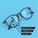Foster Grant Women's Charlsie Multifocus Cat-Eye Reading Glasses - Satin Navy/Transparent 52mm +3.25 - International Shipping Available - Buy Online on GoSupps.com