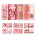 Palette de maquillage - Blush fondant durable - Pour le maquillage du visage - Pour femme - Pour anniversaire Saint-Valentin voyage vacances camping ext rieur et sc ne