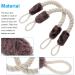Kinsinder 4 Pcs Door Stop Rope Set | Anti-Crash Door Cord Clamp for Baby Safety | Finger Pinch Guard Protectors - Buy Online on GoSupps.com