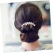 DOITOOL Rhinestone Hair Pin Rhinestone Hair Clips Womens Headpiece Rhinestone Headpieces for Women Rhinestone Side Comb Vintage Hair Accessories Girl Alloy Hair Comb Pearl Miss - Buy Online on GoSupps.com