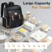 Tonyee Baby Diaper Backpack - Large Multifunctional Diaper Bag with Portable Changing Pad & Pacifier Holder for Moms & Dads - Stylish Black - Buy Online on GoSupps.com