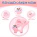 Soft Pink Dinosaur & Elephant Teether for Babies 0-12 Months | Baby Chew Toys for Teething Needs | Soft-Textured Infant Teething Gift - Buy Online on GoSupps.com