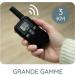 Alecto DBX80BK Baby Monitor - 3km Range Rechargeable VOX Function - Black/White - International Shipping Available - Buy Online on GoSupps.com