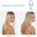 Soft Heatless Curlers Headband for DIY Waves - Blue Elastic Hair Band for Long and Medium Hair - Buy Online on GoSupps.com