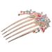 Housoutil Rhinestone Hair Accessories Hairpin Hair Accessories for Women Womens Hair Clips Hair Combs for Women Accessories Hair Jewelry Comb Bride Alloy Rhinestones The Flowers