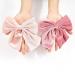 12 Pack Large Velvet Hair Bows Clips - French Barrettes for Girls & Women - Buy Online on GoSupps.com
