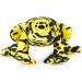 Zappi Co 100% Recycled Plush Poison Dart Frog Toy - 20cm - Yellow/Black - Eco-Friendly Stuffed Animal for Newborns - Buy Online on GoSupps.com