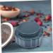 ORFOFE Small Jar Cream Container Blusher Pots Lip Sample Jars Mini Lip Cream Jar Cosmetic Cream Jar Ceramic Cream Jars Makeup Cream Jar Sample Storage Containers Ceramics Travel Biscuit Dark Green 4.7X4.7cm - Buy Online on GoSupps.com