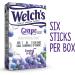 Welchs Singles to Go! Grape 6 Ct .48 Oz (Pack of 6) - Buy Online on GoSupps.com