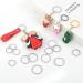 60PCS Flat Keychain Rings Bulk Assortment - Home & Car Key Keyrings Set (Silver) - 4 Sizes: 0.98INCH, 1.10INCH, 1.25INCH, 1.37INCH - Buy Online on GoSupps.com