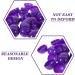 Packove 50 Plastic Raffle Balls - Empty Raffle Game Accessories for Celebrations & Draws - Purple - Buy Online on GoSupps.com