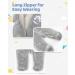 Vine Baby Hooded Fleece Romper Snowsuit - Grey, 3-6 Months | Infant Footed Jumpsuit Outfit - Buy Online on GoSupps.com