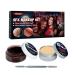 Halloween Special Effects SFX Makeup Kit Fake Wound Molding Modeling Scar Wax with Spatula and Coagulated Blood Gel SFX Halloween Stage Makeup Skin Wax