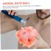 Angoily Cartoon Bath Ball Loofah Scrub Mesh Bath Sponge Bath Scrubber Shower Sponge Loofah Shower Luffa Puff Balls Cartoon Mesh Pouf Cleaning Loofah Ball for Bathing Child Body Hair Ring - Buy Online on GoSupps.com