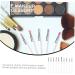 FRCOLOR 10pcs Eye Shadow Brush Make up Accessories Eyeshadow Women Makeup Brush Scrubber Miss Face - Buy Online on GoSupps.com