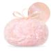 Highlighter Makeup Powder Plush Peach Ball Puff Glitter Shimmer Sparkle Loose Patting Powder for Body Face Hair Multi-Use High Gloss Shine Bright Illuminator Makeup Glossy Diamond Glow Pink 1 Count (Pack of 1)