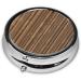 Solid Wood 3 Compartment Pill Box Organizer | Portable Travel Pill Box for Medication - Buy Online on GoSupps.com