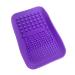 Silicone Makeup Brushes Cleaning Mat Purple Handheld Cosmetic Scrubber Pad Portable Washing Tool Brush Cleaner HUNYLONDON