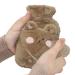 Heated water bottle 1000 ml beaver hot water bottle with cover comfortable ice cream bag handfoot warmer for friends colleagues or family members birthday present