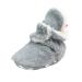 TMEOG Baby Booties Slippers Infant Boots Newborn First Walking Shoes Baby Winter Sock Crib Shoes for Boys Girls 0-18Months 6-12 Months B Light Grey Furry