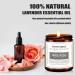 Scented Candles Set - Long Lasting Soy Candles for Women | Anniversary & Birthday Gift (Wide Rose Amber Jar - Buy Online on GoSupps.com