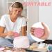 Dimeho Travel Makeup Mirror - Portable Mini Pocket Mirror, Double-Sided 2X/1X Magnifying Compact Cosmetic Mirror, Folding Handheld Mirror for Purses Travel (Pink) - Buy Online on GoSupps.com