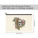 PARBEE Sugar Skull Makeup Bag Set - 12PCS Canvas Cosmetic Pouch Zipper Toiletry Bags for Dia de los Muertos - Day of the Dead Multi-purpose Organizers - Buy Online on GoSupps.com