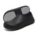 Chef Shoes | Kitchen Shoes for Men-Zapatos de Cocina Nonslip Water Proof Oil Work Clogs for Mens Comfortable Nursing Nurse Shoes for Gardener Food Service Office Seaside Extra Wide Clog-Men's Mules 11.5 Wide Women/9.5 X-Wide Men New Black