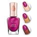 Sally Hansen Color Therapy Nail Polish 280 Robes and Ros - Nourishing Pink Color Shiny Finish | Enchanting GEMS Collection 14.7 ml - Buy Online on GoSupps.com