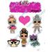 Lol Dolls themed unbranded edible ICING printed sheets edible cake topper (design 2) - Buy Online on GoSupps.com