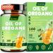 Oil Of Oregano with Black Seed Oil - 20000mg Oregano | 17 in 1 Herbal Blend with Probiotic 20x Strength Carvacrol & Thymoquinone | For Immune Antioxidant & Digestive 120 Liquid Phyto-Capsule Pack of 1